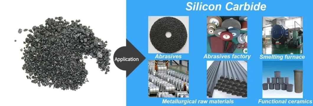 20#-90# 100#-180# Green Silicon Carbide Grains for Abrasive Grinding Wheels Polishing