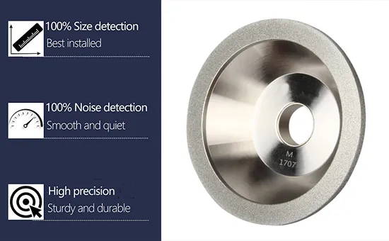Flat Bonded CBN Resin Wheel Diamond Grinding Wheel for Carbide Metal