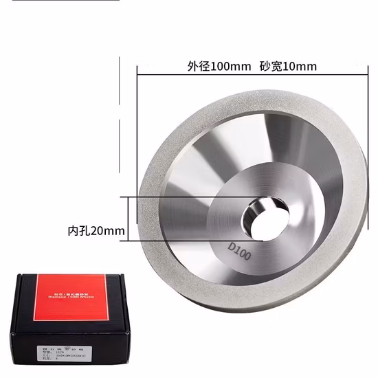 Resin Bonded Cup Turbo Bevelling Diamond Grinding Wheel for Glass Deep Process