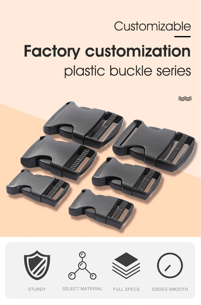 Manufacturer 20~38mm Plastic Flat Press Buckle Square Belt Press Open Buckle Box Accessories Direct Supply