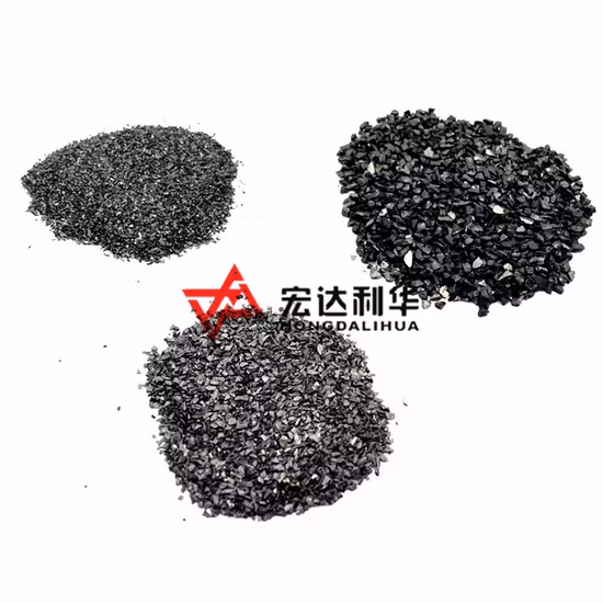 Wholesale Sandblasting Abrasive Black Carbide Grits Yg8 Grains, Crushed Granules From Manufacturers